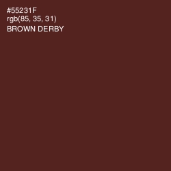 #55231F - Brown Derby Color Image